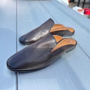 Frye brown Calfskin Mules 8.5